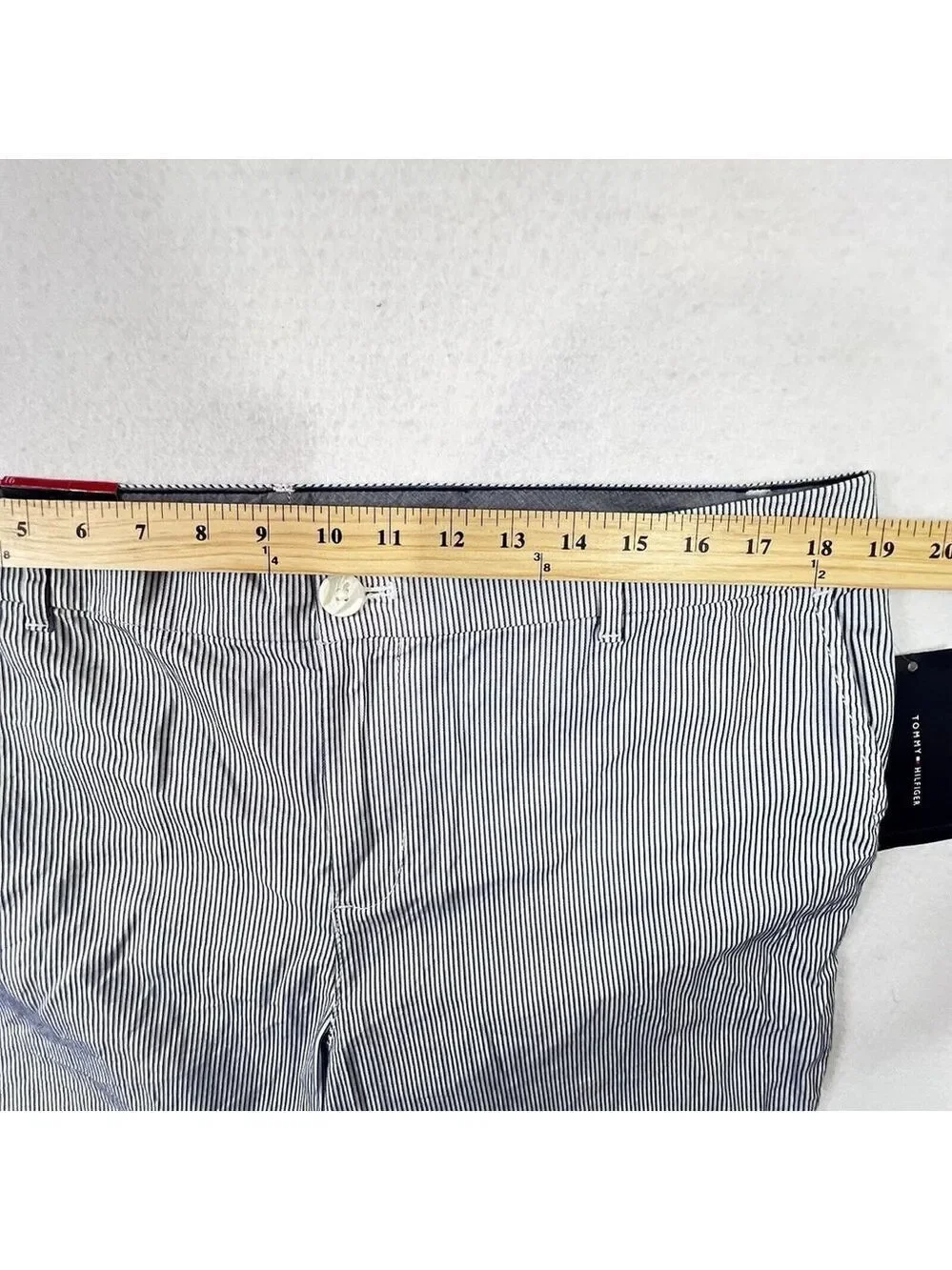 Tommy Hilfiger Chino Pants Women's Hampton Straight Ankle Master Navy Size 16